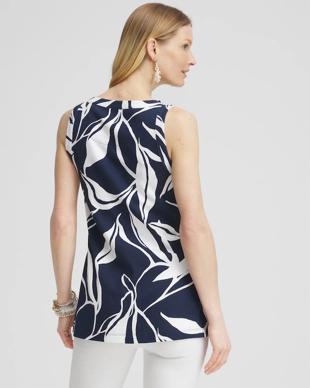 Abstract Button Detail Tunic - image 3